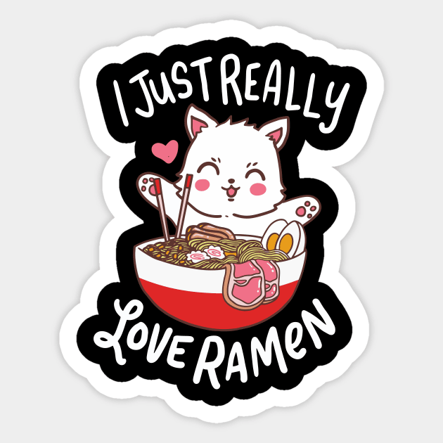 Anime Kawaii Ramen Sticker by dennex85